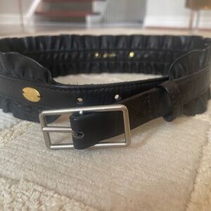Black 3.1 Phillip Lim ruffled belt